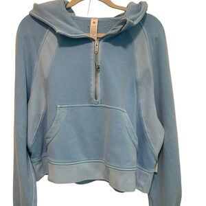 lululemon athletica Sky Blue Half-Zip Hoodie